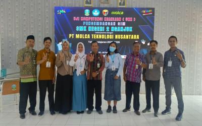 Uji Kompetensi Keahlian (UKK) Pengembangan Gim bekerjasama dengan PT Molca Teknologi Nusantara